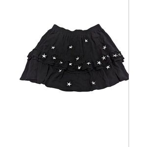 NATIVE DAUGHTERS Embroidered Stars Skirt Medium